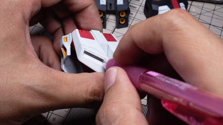 【Through Mould Workshop】Practice Hands! EG ν Gundam Transformation Spraying Process Raiders Explain 