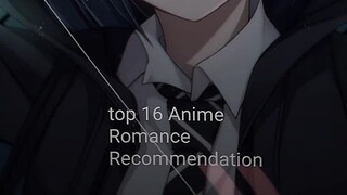 top 16 anime romance