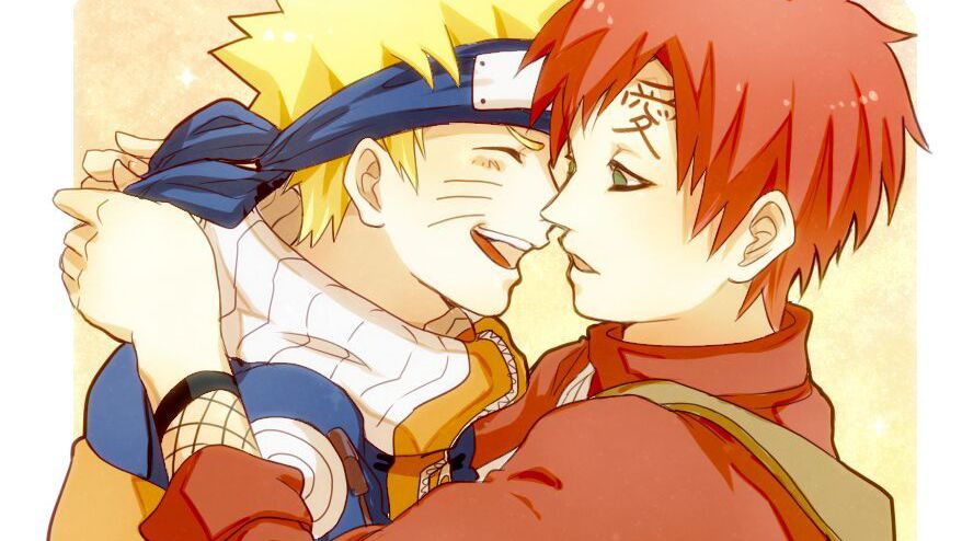 gaara and naruto kissing