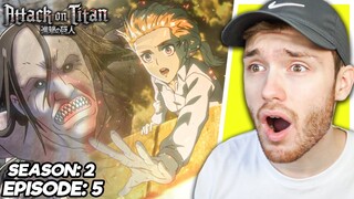 YMIR GOES OFF!! CHRISTA'S REAL NAME?! Attack on Titan Ep.5 (Season 2) REACTION