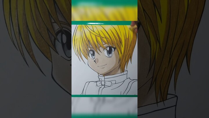 Desenho do kurapika hunter x hunter #shorts #anime #desenho