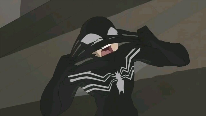 spider-man black throw away venom