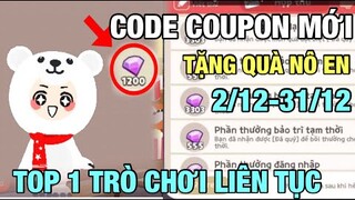 TẶNG QUÀ MÃ CODE COUPON MỚI, TOP 1 TIỆC TRÒ CHƠI LIÊN TIẾP TRONG PLAY TOGETHER