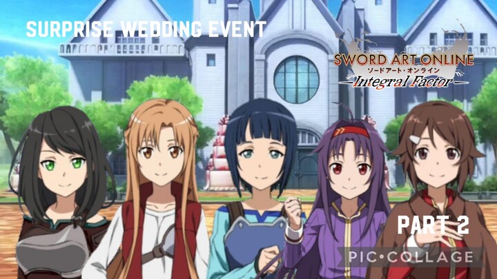 Sword Art Online Integral Factor: Surprise Wedding Event Part 2