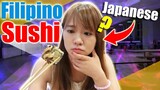 Japanese tries Filipino Sushi! "It's not SUSHI"
