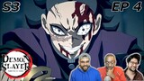 GENYA BRINGS OUT THE GLOCK | Demon Slayer S3 Ep 4 | Reaction+Discussion