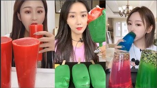 [ASMR] THÁNH ĂN ĐÁ| Ăn Đá lạnh, chocola đông lạnh đa màu sắc| Ice Eating MUKBANG SATİSFYİNG#134