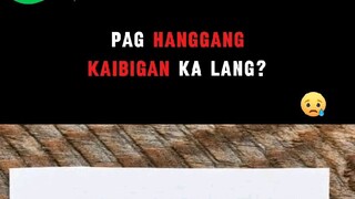 malibang mag selos pag kaibigan kalang?😓