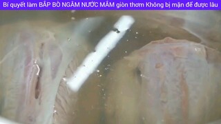 hướng dẫn cách làm bò ngâm nước mắm tuyệt vời