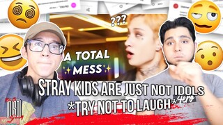 Stray Kids are just not idols *try not to laugh* | NSD REACTION