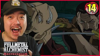 King Bradley's ULTIMATE Eye! || BRADLEY VS GREED || FMAB Ep. 14 REACTION