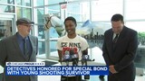 2 Chicago police detectives honored for bond formed with young shooting survivor