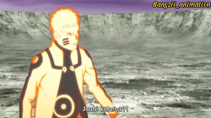 Ketika kekuatan Naruto dan Sasuke bersatu otsutsuki dan Jubbi || Full fight