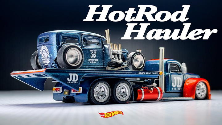 JDP改造风火轮 - 福特Hot Rod运输车 - Jakarta Diecast Project