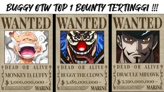 UPDATED TERBARU 2023❗TOP 21 BOUNTY KARAKTER ONE PIECE⁉️