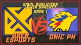 ONIC PH VS BREN ESPORTS | GAME 1 | SIBOL QUALIFIERS LOWER BRACKET