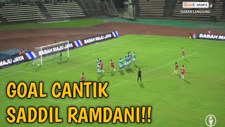 Saddil Ramdani!! Vs PJ city | Goal Tendangan Bebas Yang Cantik!!