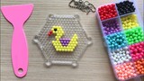 ĐỒ CHƠI HẠT NHỰA KẾT DÍNH BẰNG NƯỚC THẦN, TÔ MÀU CÔNG CHÚA - Magic plastic beads (Chim Xinh channel)