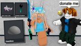 FAKE RICH TROLLING to GET REACTIONS in Roblox Murder Mystery 2..