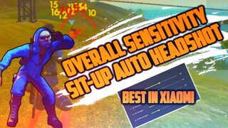 Overall Auto Headshot Sensitivity Sit-up Tricks Scope and without Scope Free Fire 2020