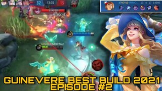 GUINEVERE BEST BUILD 2021 EPISODE #2 | EMBLEM SETUP | TOP GLOBAL | MOBILE LEGENDS