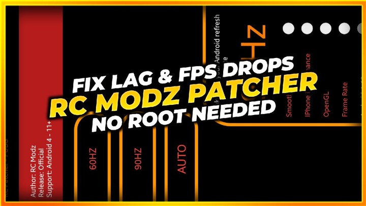 Fix Lag in All Android Games! Best Game Booster For Android + Refresh Rate Enhancer - RC Modz