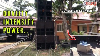 Subrang Lakas Talaga! | w/ D21 Inch SPEAKER | Featuring Mates Mini Sound