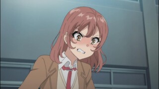 Sakuta: "You are so anxious, is your period coming?"