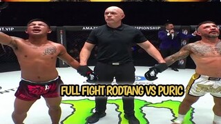 FULL FIGHT RODTANG VS PURIC ONE CHAMPIONSHIP || รถถัง ปะทะ พูริค วัน แชมเปี้ยนชิพ || Rt̄h t̄hạng