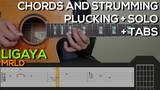 mrld - Ligaya Guitar Tutorial [PLUCKING, SOLO, CHORDS AND STRUMMING + TABS]