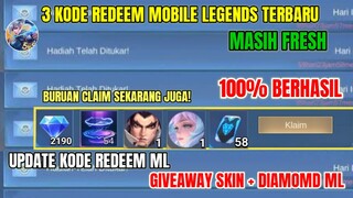 BURUAN REDEEM! 3 KODE REDEEM ML TERBARU KODE REDEEM MOBILE LEGENDS HARI INI UPDATE MARET 2024