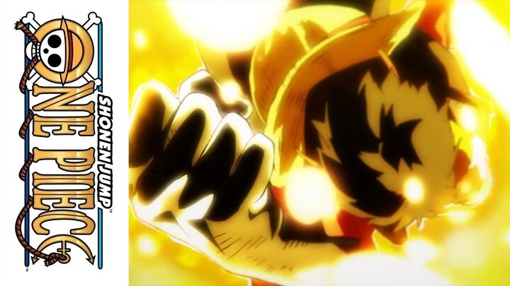Luffy Punches Kaido with Advanced Conqueror's Haki (English Dub)