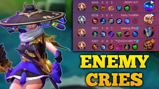 THIS IS HOW TO MAKE ENEMY CRY NO MERCY BULLYING TRIPLE KILL FOUNTAIN! | MLBB