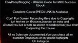 EasyPeasyBlogging Course Ultimate Guide To HARO Success Ebook Download