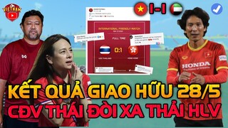 Kết Quả Giao Hữu: U23 Thái Đau Đớn Thua Trận, CĐV Thất Vọng Đòi Xa Thải HLV