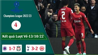 Kết quả bóng đá cup c1 châu âu vòng 4 Champions League 22/23. Bảng xếp hạng vòng 4