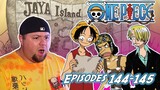 Islands In The Sky?! ONE PIECE REACTION - Episode 144 & 145
