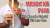 MANOK NA PULA (Just Another Woman Inlove) FLUTE RECORDER COVER