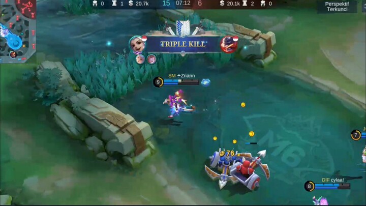 Gameplay Harith Gold lane.
