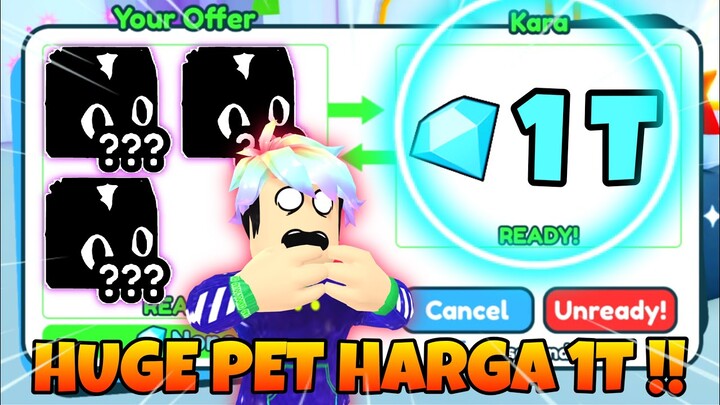 WOW! TIGA HUGE PET LANGKA INI SEHARGA 1T GEMS!! (Pet Simulator X) - Roblox Indonesia