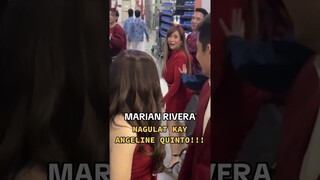 NAGULAT SI ANGELINE QUINTO KAY QUEEN MARIAN RIVERA SA ABSCBN COMPOUND #marianrivera #angelinequinto