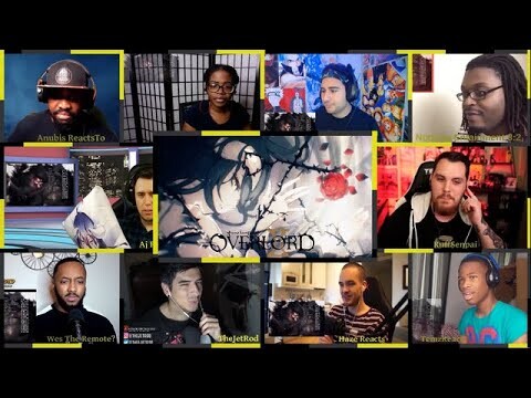 OVERLORD ALL ENDINGS | REACTION MASHUP😱