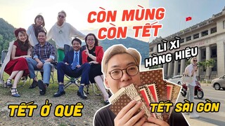 Vlog Đặc Biệt - 3 Ngày tết ở quê Chill và Ngày đầu đi làm Lì Xì Schannel toàn Hàng Hiệu Khủng!