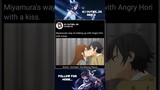 miyamura kiss hori #horimiya #anime #shorts