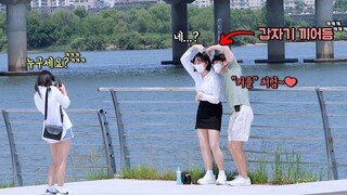 ขัดจังหวะตอนถ่ายรูปภาค 2 ㅋㅋ ขอถ่ายรูปกับชาวนาหน่อยได้ไหมครับ😃