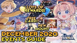 RAGNAROK DECEMBER 2020 EVENTS GUIDE ~ FREE CARD, HEADWEARS, AND MORE!!