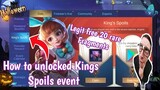Get free 20 rare fragments unlocked Angela's gift kings spoils event in mobile legends
