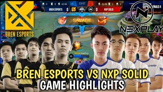 BREN ESPORTS VS NXP SOLID GAME HIGHLIGHTS - MPL PH PLAYOFFS S6