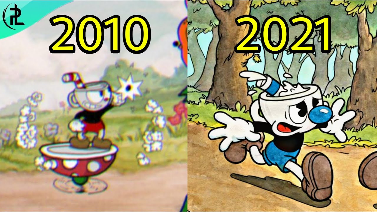Evolution of Cuphead 2010-2023 