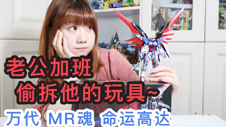 【腿家高达】兄弟情！开箱老公基友送的礼物！少女时代的回忆——MR魂命运高达